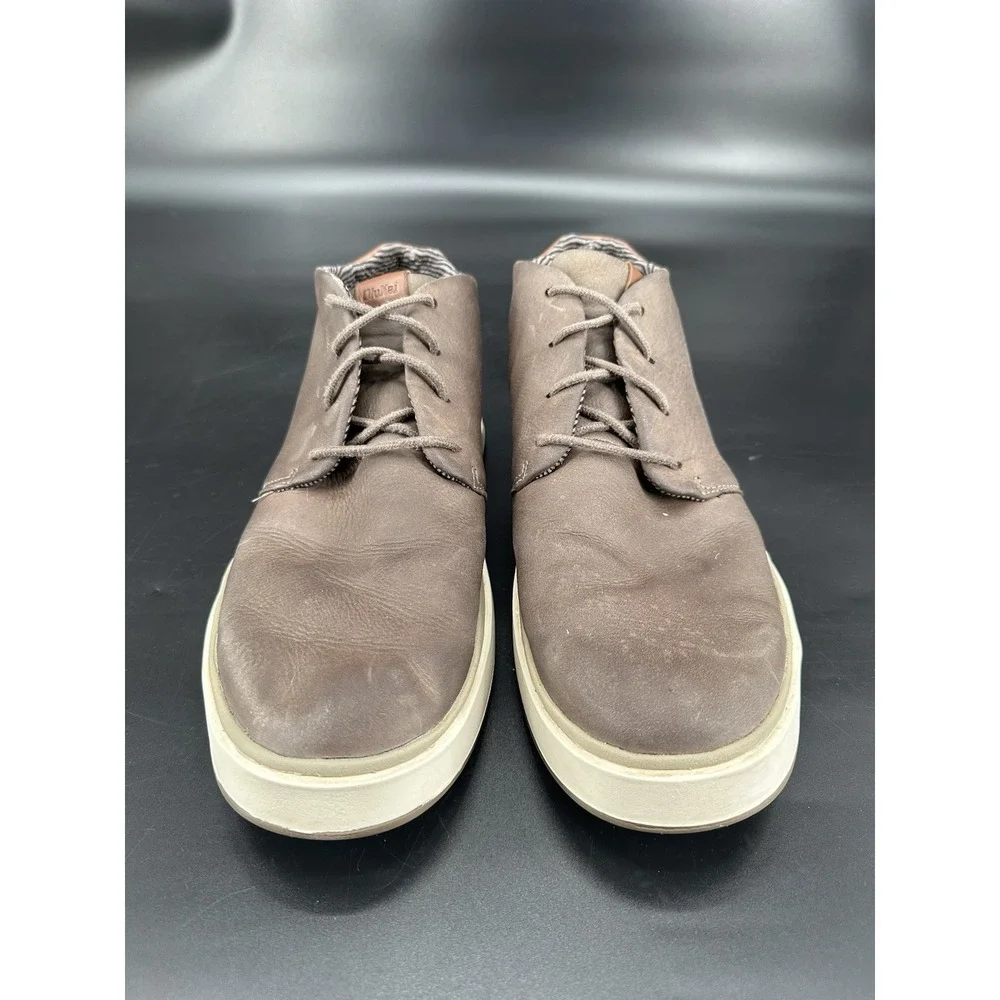 Olukai Papaku 'Ili Leather Chukka Boots Men's Sz 12 Olukai Brown Taupe‎ Leather